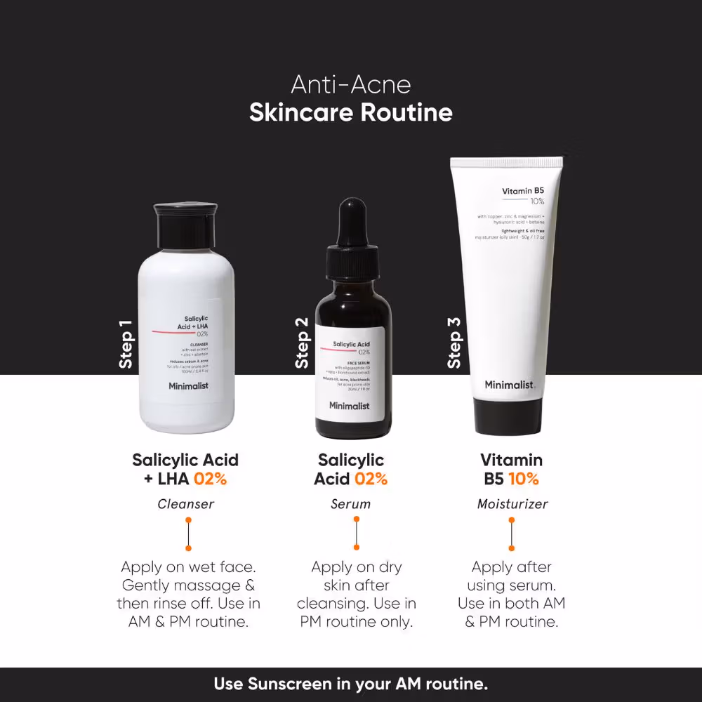 Minimalist - 2% Salicylic Acid - Face Serum - Blackheads & Whiteheads