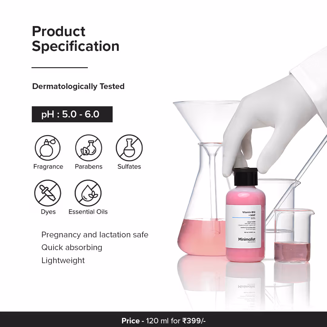 Minimalist - Vitamin B12 + NMF 03% Face Toner