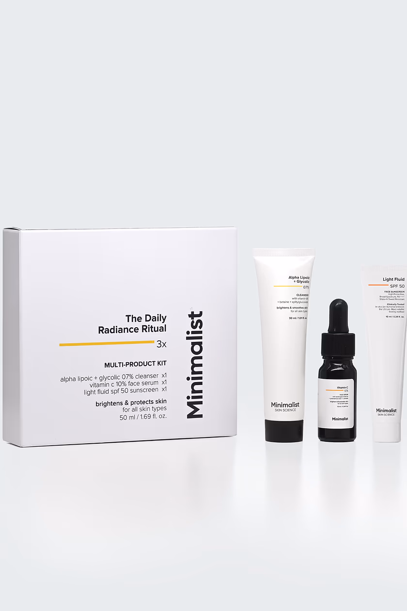 Minimalist - The Daily Radiance Ritual - 3x - Multi-Product Kit