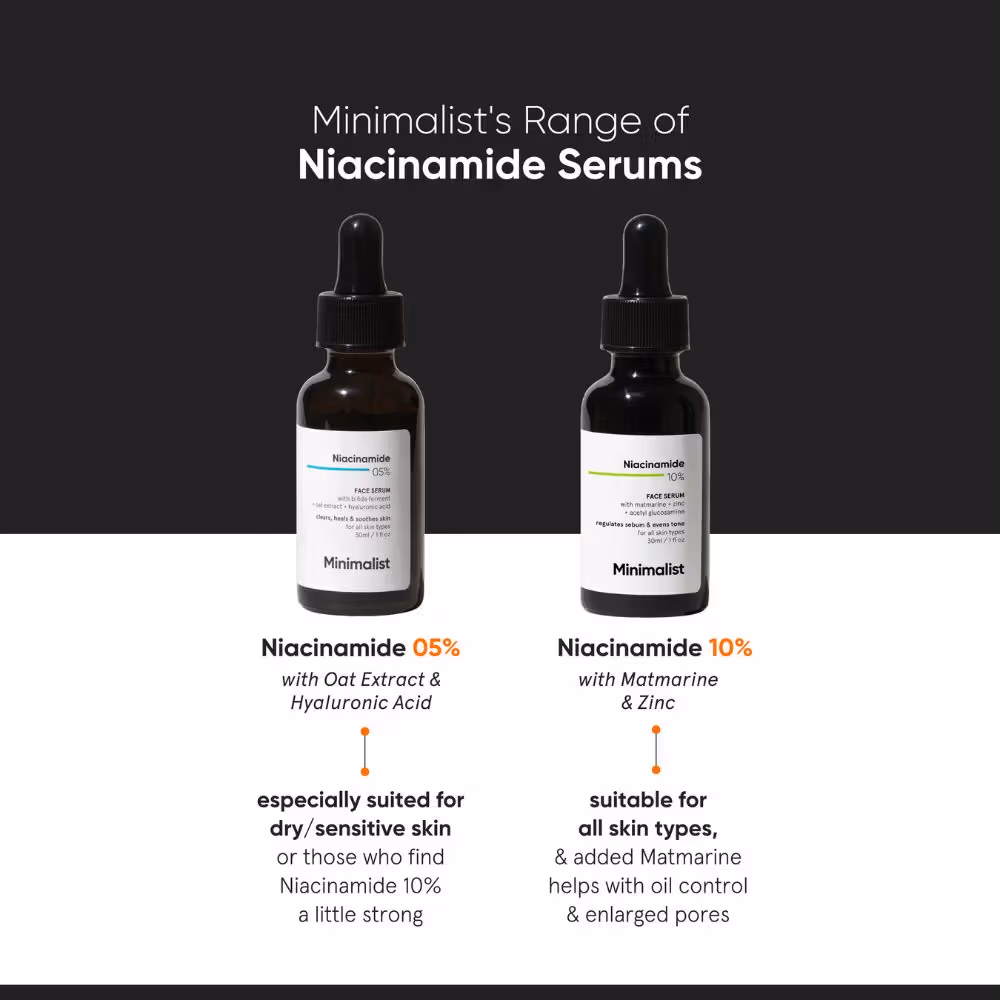 Minimalist - 10% Niacinamide - Face Serum - Matmarine + Zinc