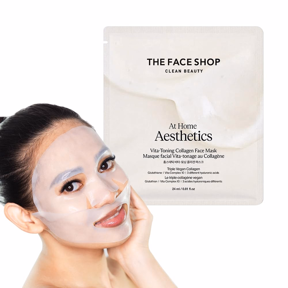 The Face Shop - Korean Hydro - Gel Sheet Mask - Vegan Collagen