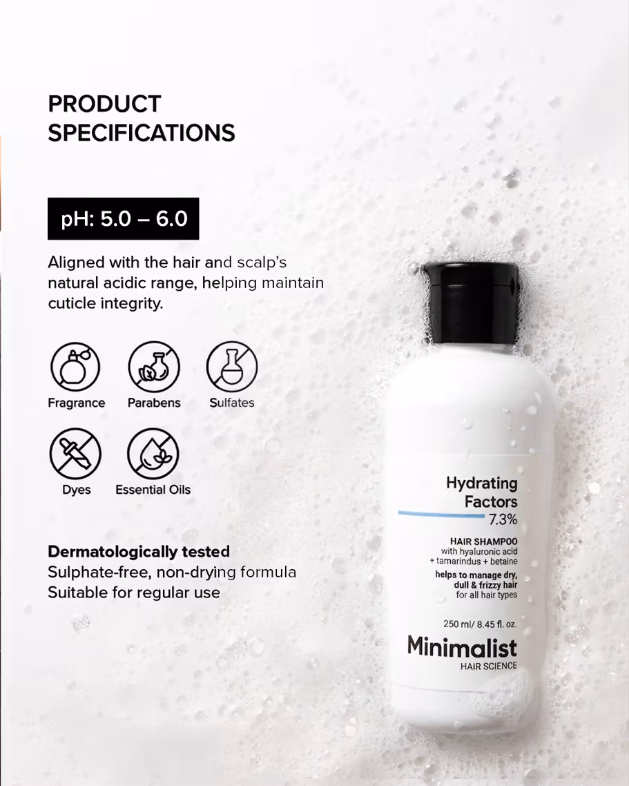Minimalist - Hydrating Factors 7.3% - Hair Shampoo