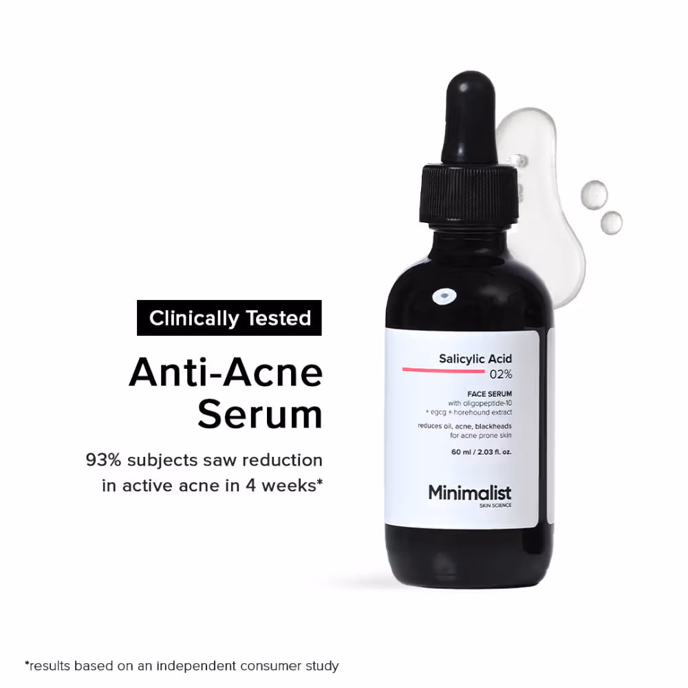 Minimalist - 2% Salicylic Acid - Face Serum - Blackheads & Whiteheads