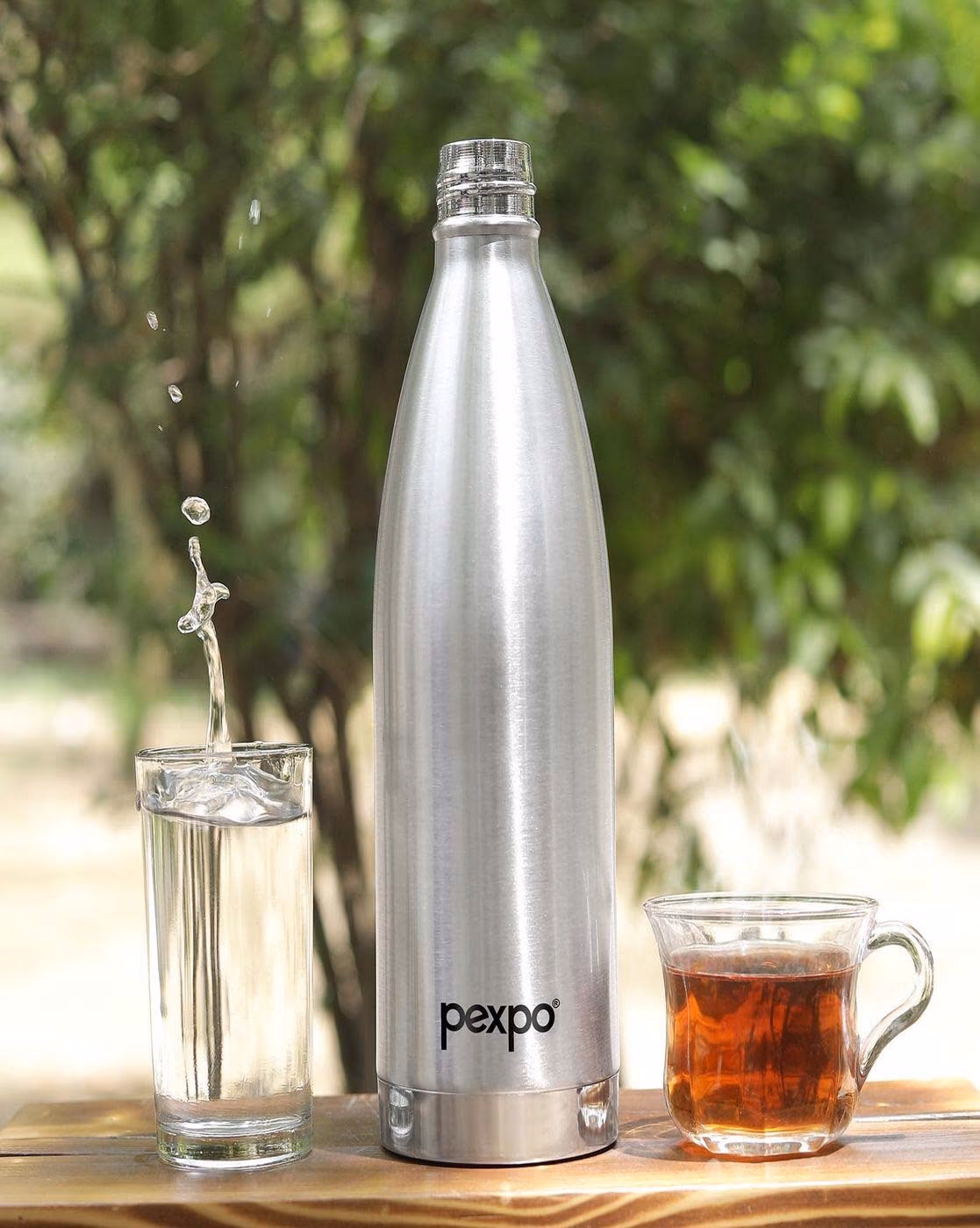 Pexpo - Extreme Silver - Hot & Cold Flask