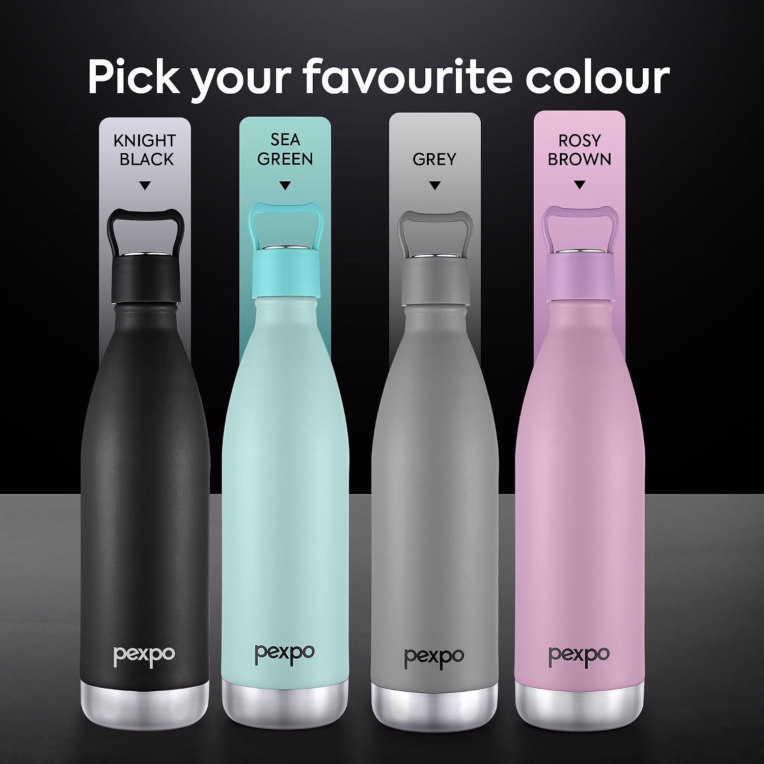 Pexpo - Erica - Go24 Stainless Steel Thermos - Water Bottle