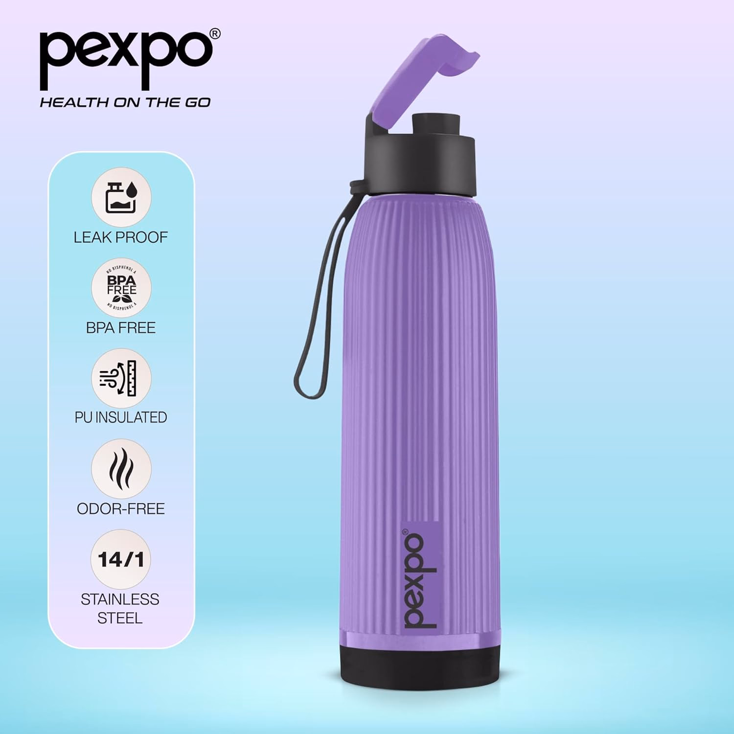 Pexpo - Easy Sip - Insulated Water Bottle