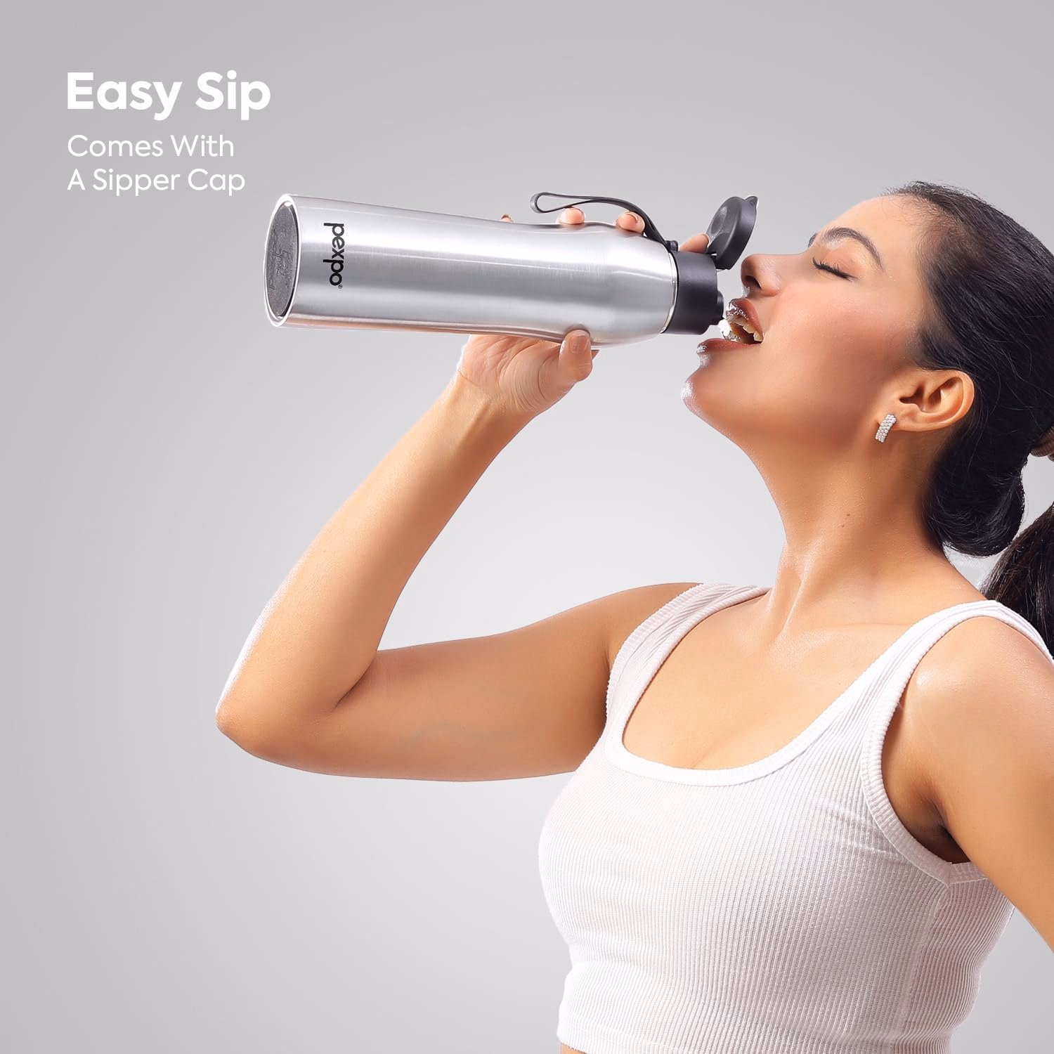 Pexpo -  Georgia-1000 - Stainless Steel - Water Bottle