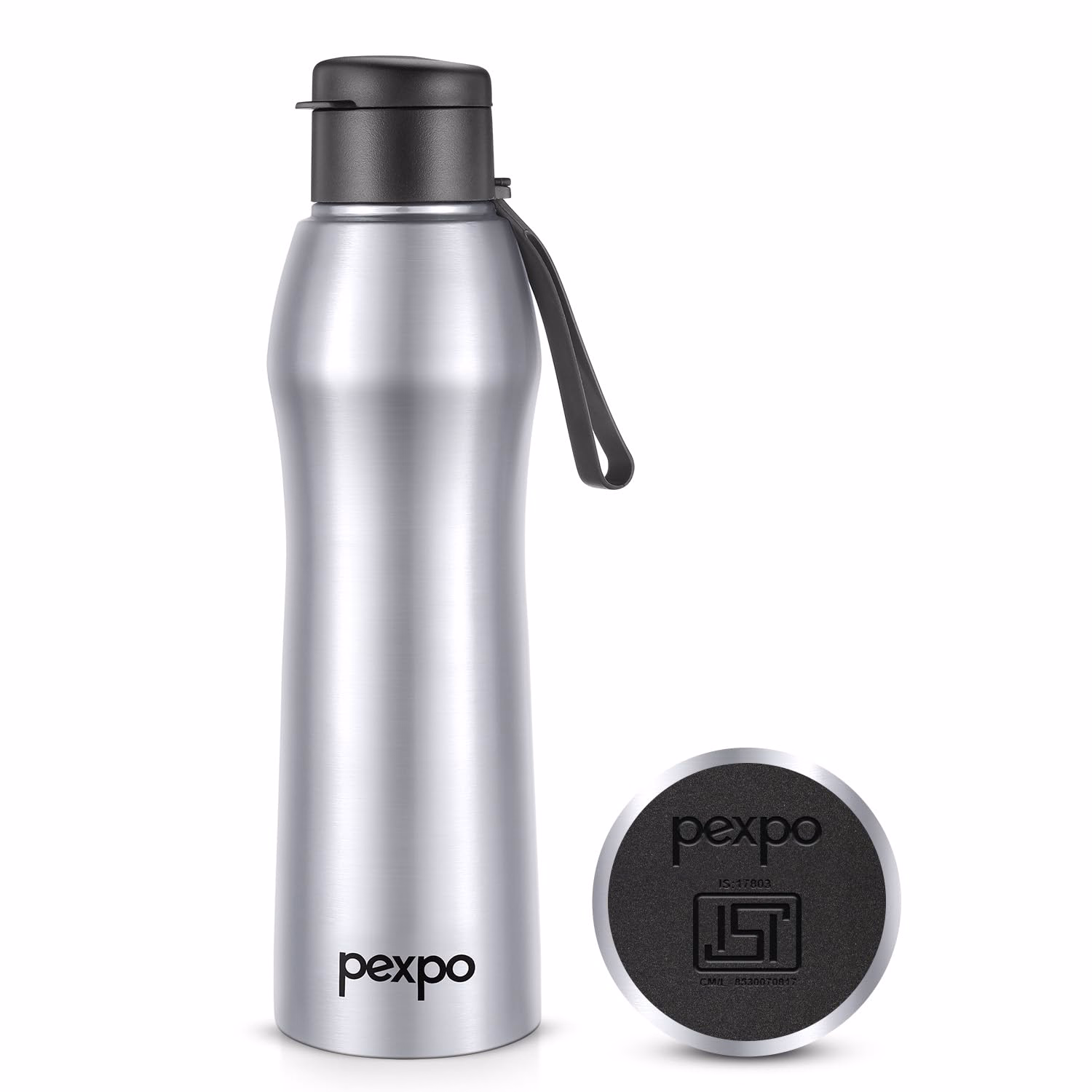 Pexpo - Georgia-1000 - Stainless Steel - Water Bottle