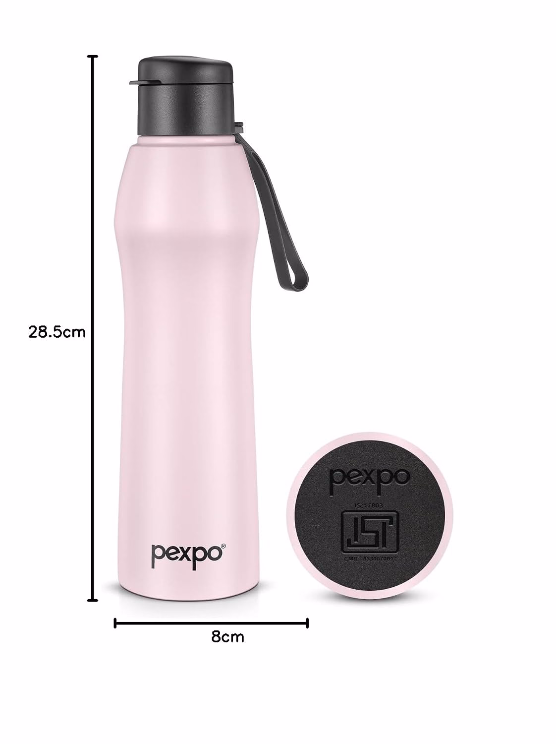 Pexpo -  Georgia-1000 - Stainless Steel - Water Bottle