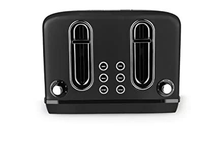 Black+Decker - Pop Up Toaster - 4 Slice Stainless steel