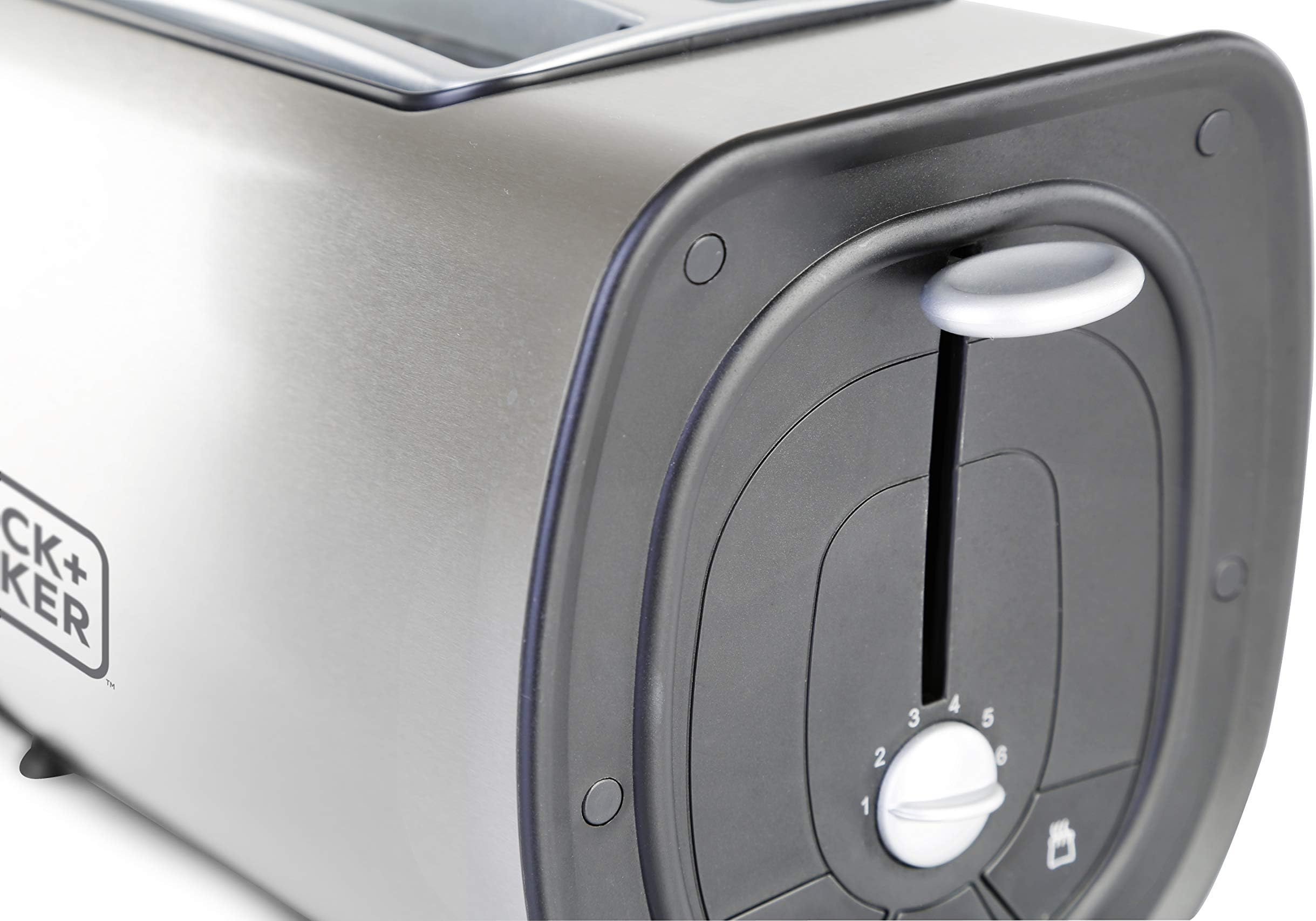 Black+Decker - 2 Slice Stainless Steel - Pop-up Toaster