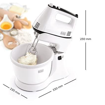Black+Decker - Hand Mixer with Bowl