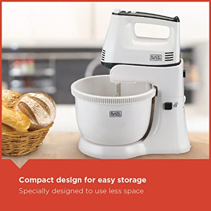 Black+Decker - Hand Mixer with Bowl