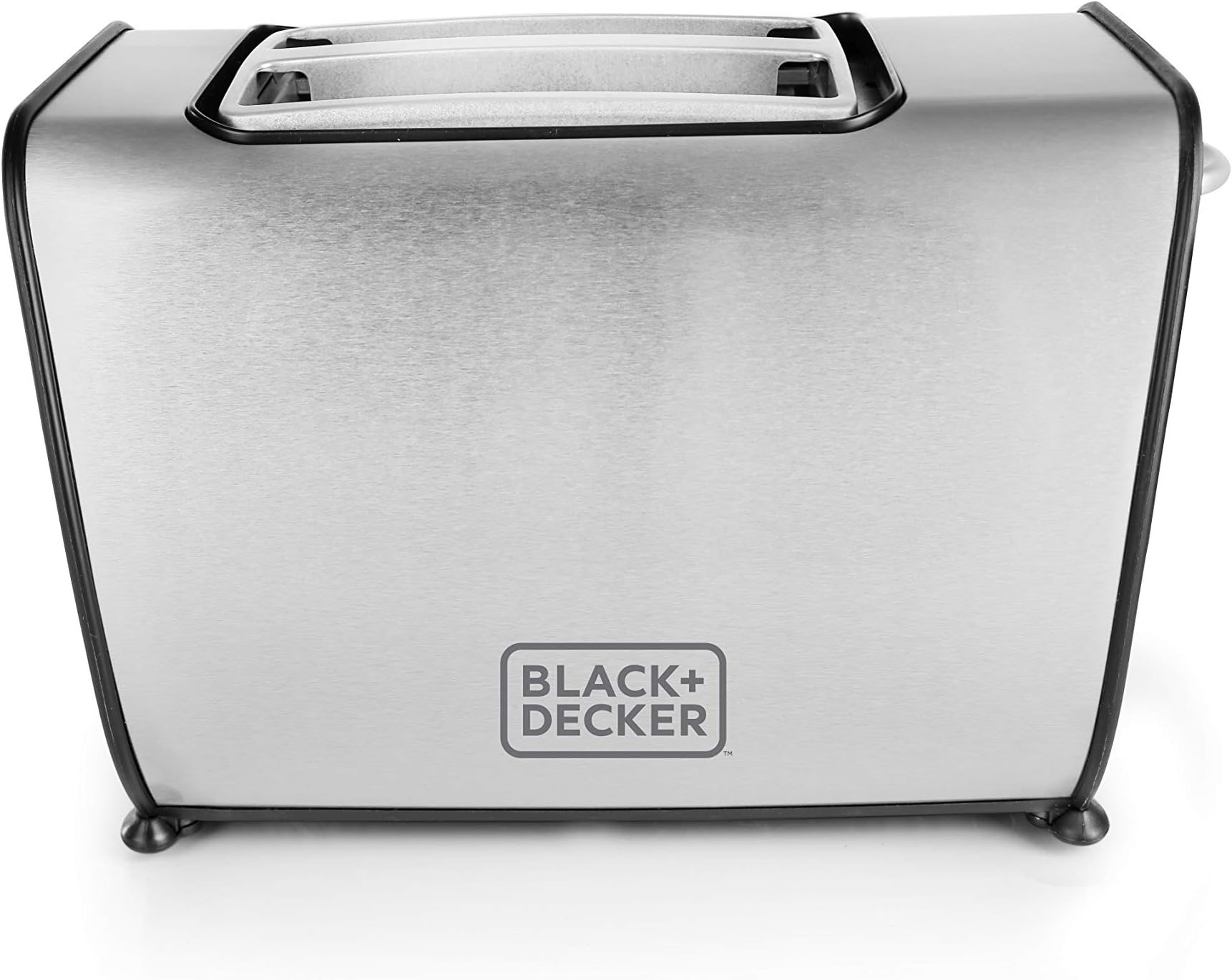 Black+Decker - 2 Slice Stainless Steel - Pop-up Toaster