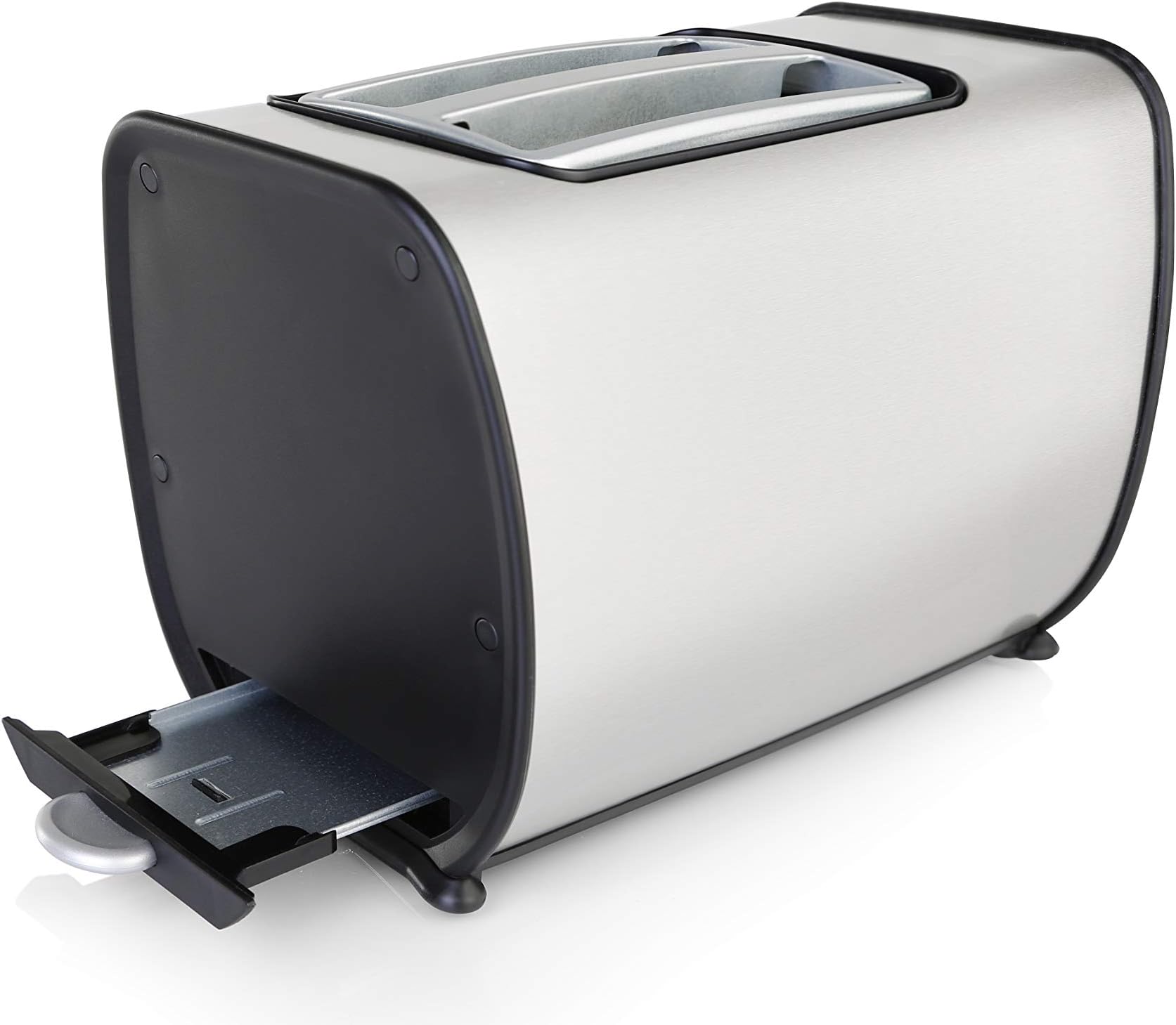 Black+Decker - 2 Slice Stainless Steel - Pop-up Toaster