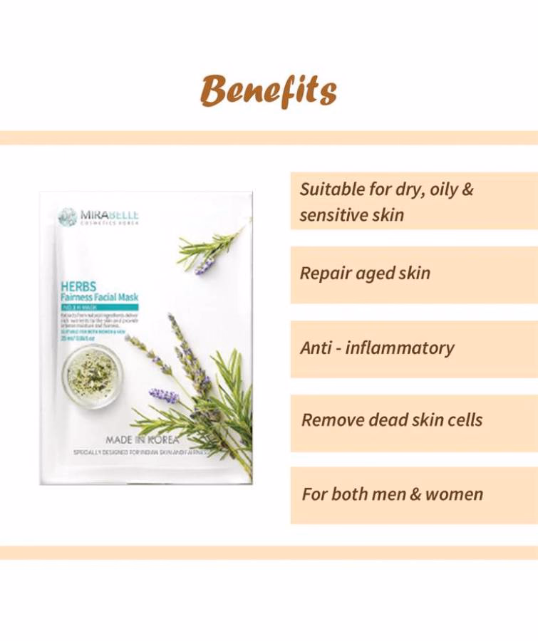 Mirabelle - Herbs - Facial Mask