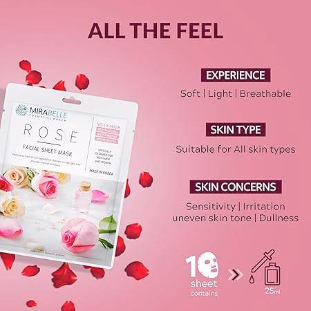 Mirabelle - Rose - Sheet Mask