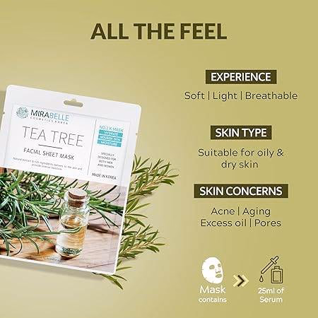 Mirabelle - Tea Tree - Sheet Mask