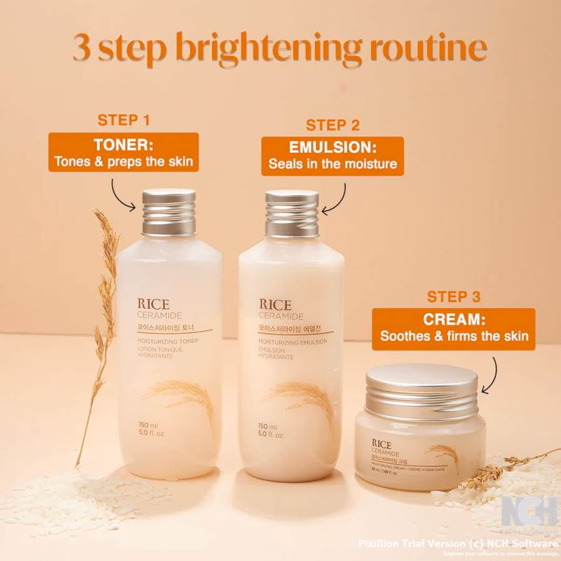 The Face Shop - Rice & Ceramide - Moisturizing Cream