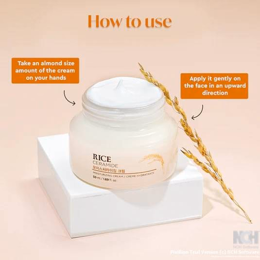 The Face Shop - Rice & Ceramide - Moisturizing Cream