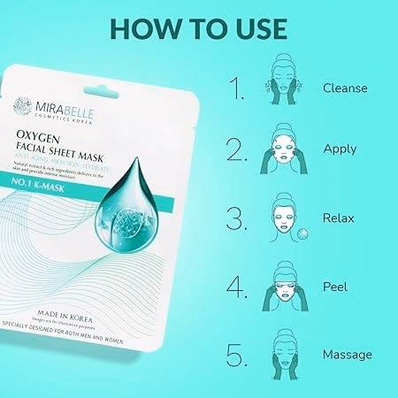 Mirabelle - Oxygen - Facial Sheet Mask