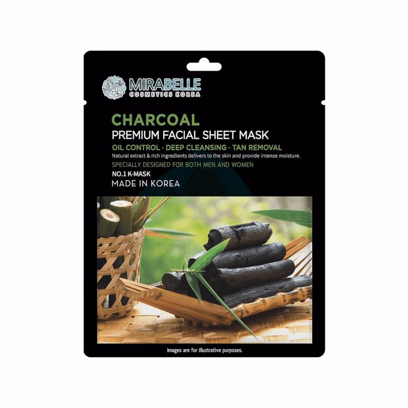 Mirabelle - Charcoal -  Sheet Mask