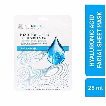 Mirabelle - Hyaluronic Acid - Facial Sheet Mask
