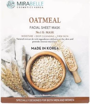 Mirabelle - Oatmeal - Facial Sheet Mask