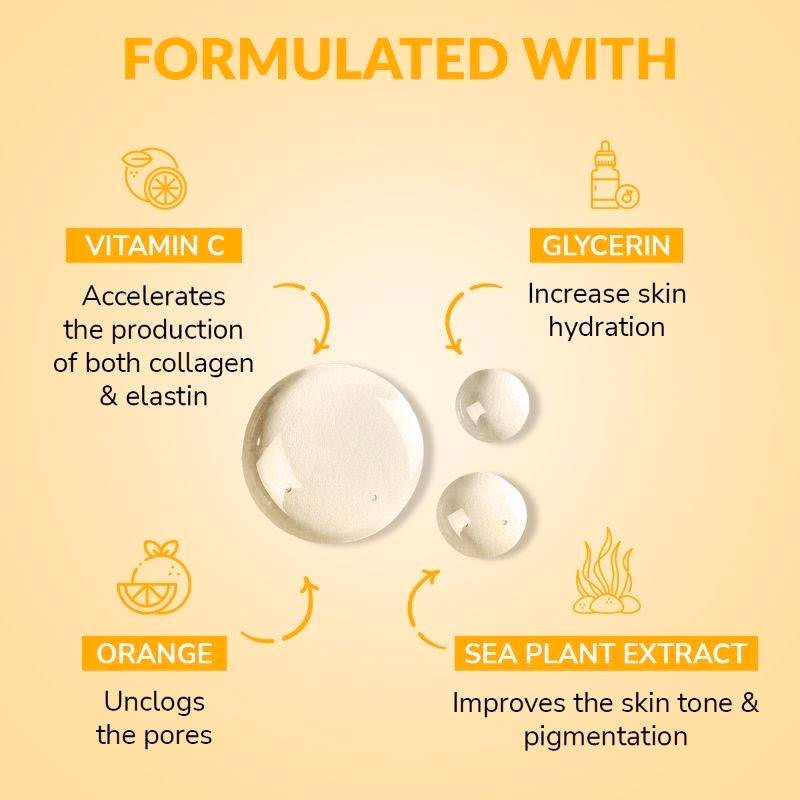 MIRABELLE - VITAMIN C & E - Facial Sheet Mask