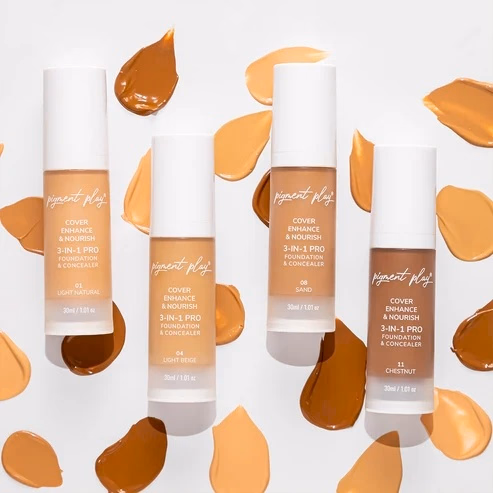 Pigment Play - Vanilla - Foundation & Concealer: