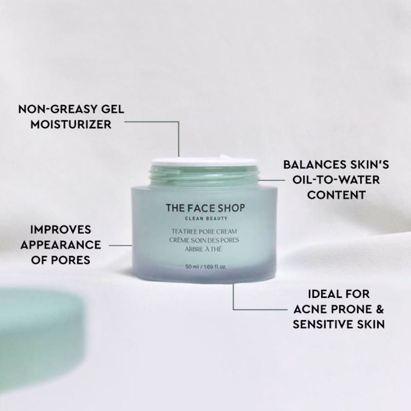 THE FACE SHOP - TEA TREE - PORE CREAM