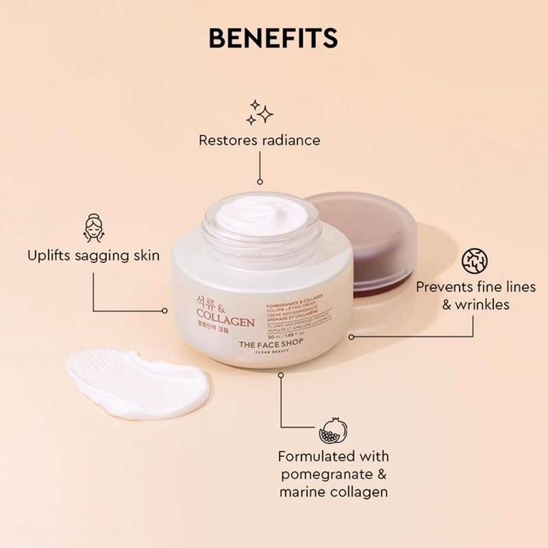 The Face Shop - Pomegranate and Collagen - Cream