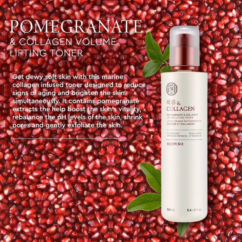 The Face Shop - Pomegranate And Collagen - Toner