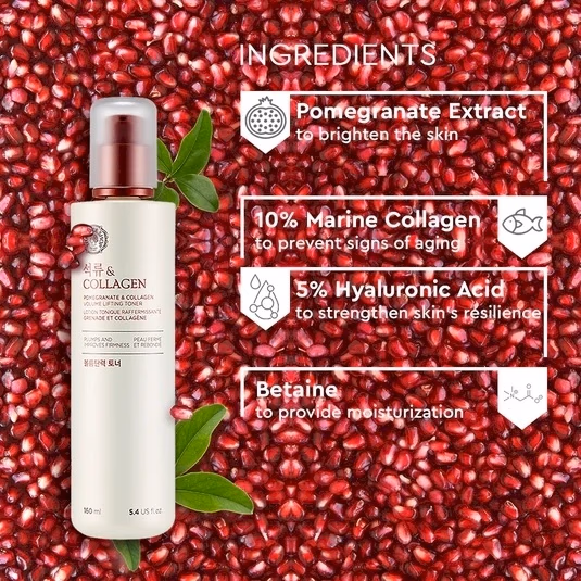 The Face Shop - Pomegranate And Collagen - Toner