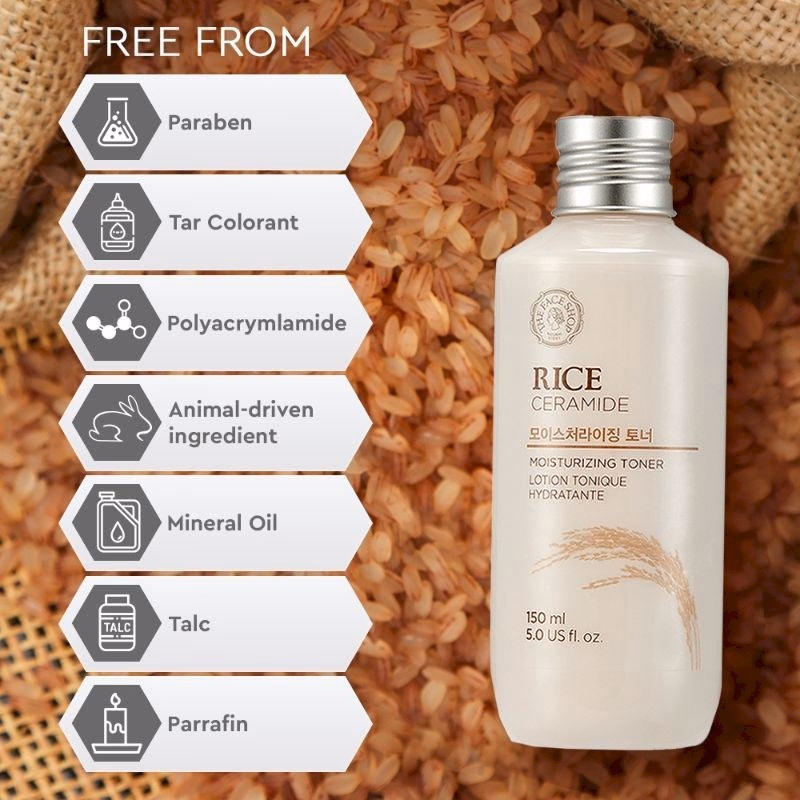 The Face Shop - Rice & Ceramide - Moisturizing Toner