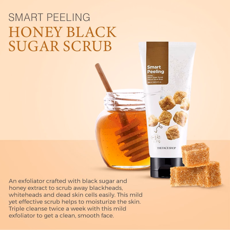 THE FACE SHOP - Honey Black Sugar - Scrub