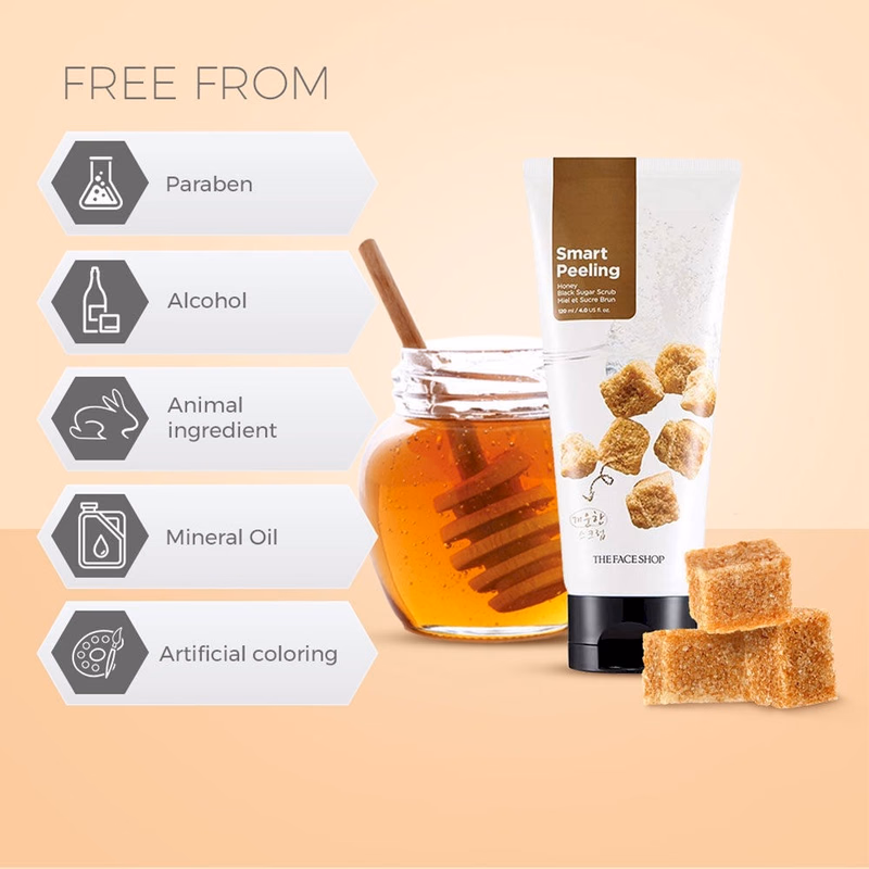 THE FACE SHOP - Honey Black Sugar - Scrub