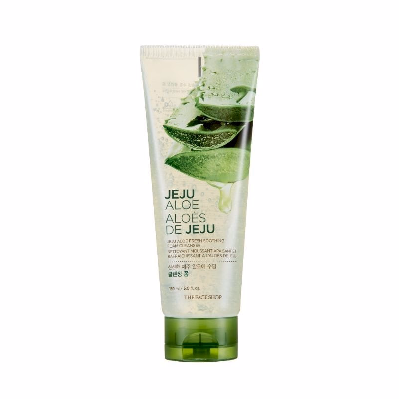 THE FACE SHOP - Jeju Aloe Fresh - Soothing Cleansing Foam
