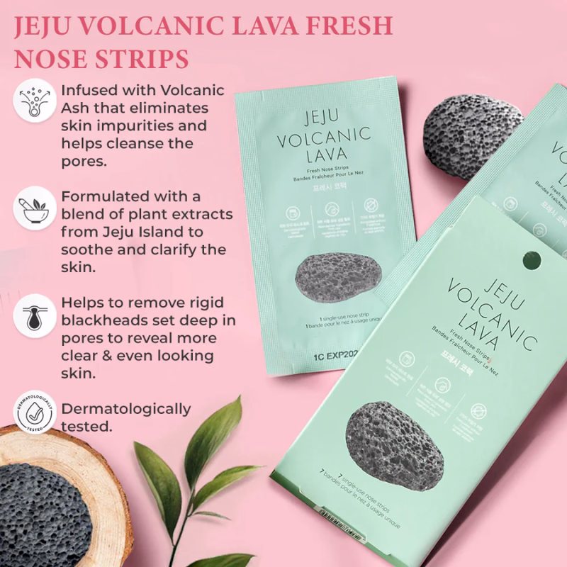 The Face Shop - Jeju Volcanic Lava Fresh - Nose Strips