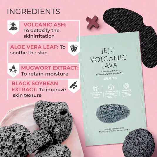 The Face Shop - Jeju Volcanic Lava Fresh - Nose Strips