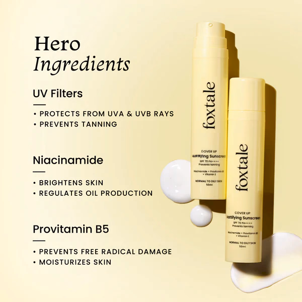 FOXTAIL - SPF 70 Matte Finish - Sunscreen