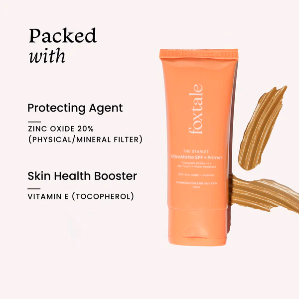 FOXTALE - ULTRA MATTE SPF 50 + PRIMER - Sunscreen