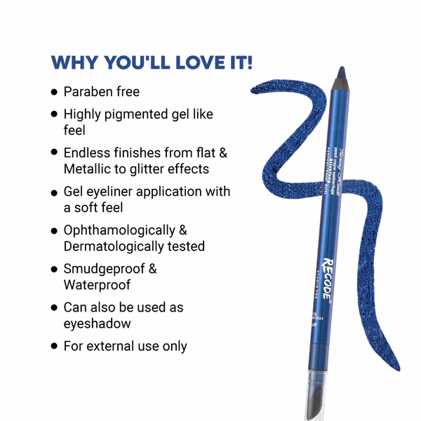 Recode - Turning Heads - Blue  -  Kajal Pencil