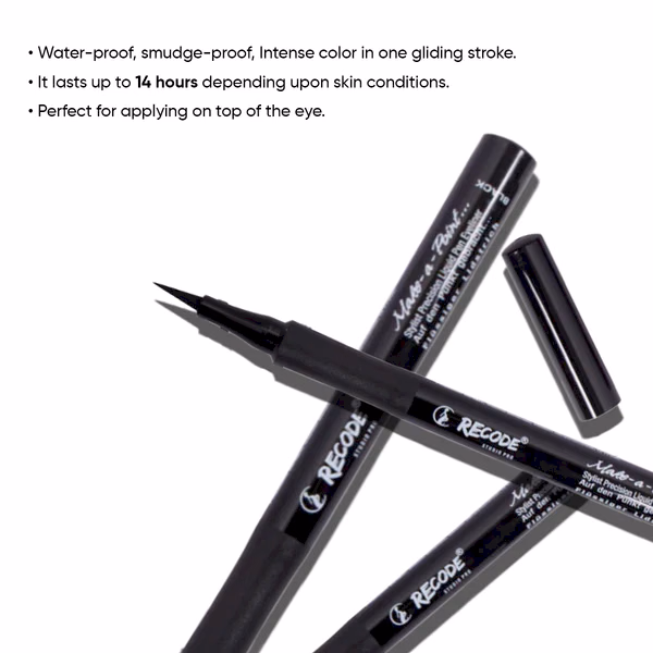 Recode - Black -  Make A Point - Sketch Pen Eyeliner