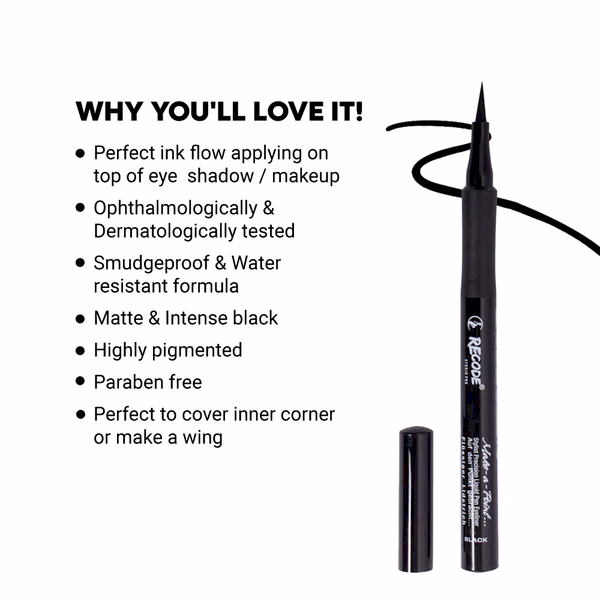 Recode - Black -  Make A Point - Sketch Pen Eyeliner