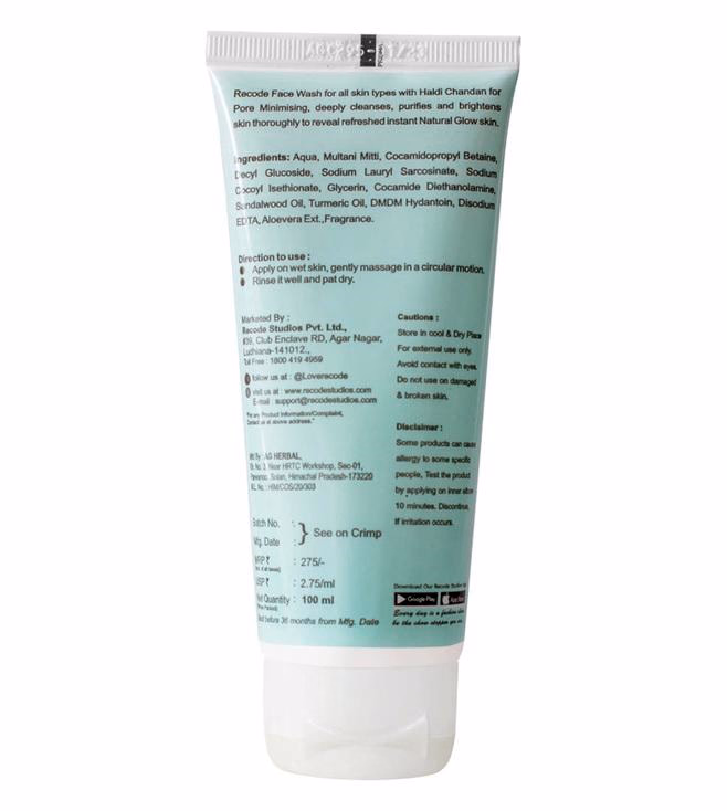 Recode - Haldi Chandan - Face Wash