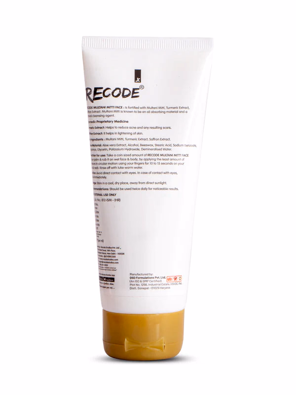 Recode - Multani Mitti - Facewash
