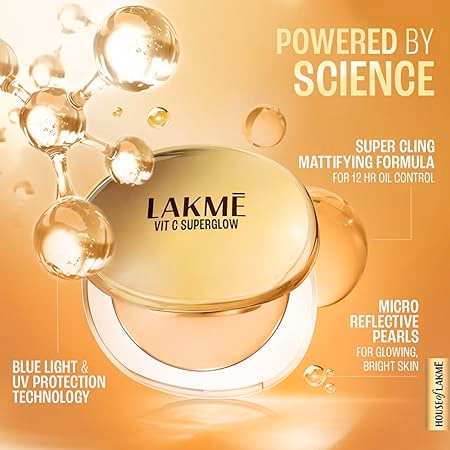 Lakme - Vitamin C Superglow Skin - Cinnamon - Compact