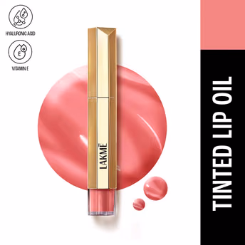 Lakme - 9to5 Overtime Shine Tinted Lip Oil  - Frosted Pink