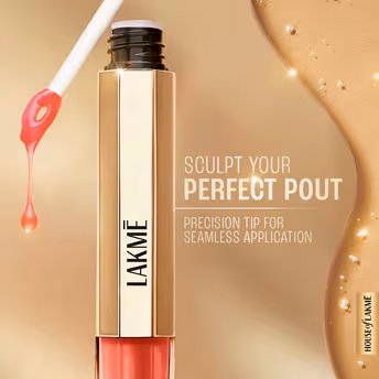 Lakme - 9to5 Overtime Shine Tinted Lip Oil  - CORAL CHARM